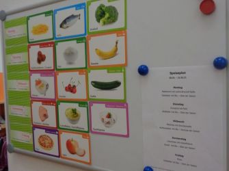 Infotafel für Kinder und Eltern