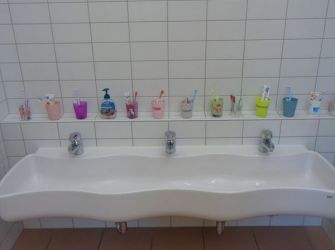 Kindgerechter Sanitärbereich