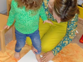 Basteln mit den Kindern