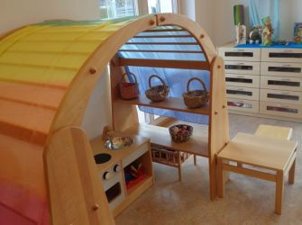 "Kinderküche" im Gruppenraum